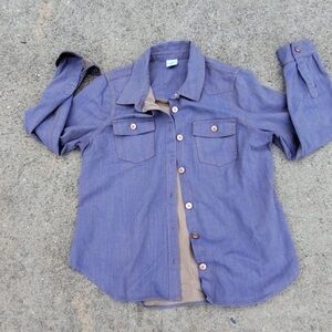 CAbi Kids Purple Button-Down Shirt